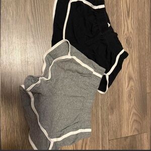 Aeropostale Kids Shorts in Black & Gray with White Trim